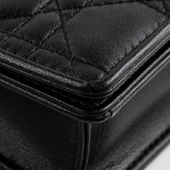 Christian Dior Lady Dior Pouch Black Crossbody Bag