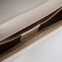 Gucci Small Marmont GG White Shoulder Bag