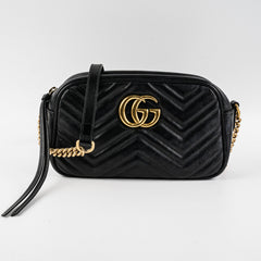 Gucci Marmont Camera Bag Black