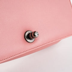 Chanel Small Lambskin Boy Pink Crossbody Bag
