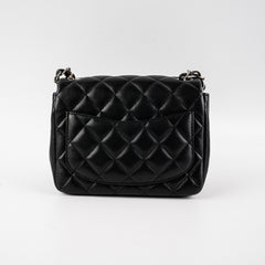 Chanel Square Mini Lambskin Black Bag