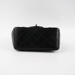 Chanel Square Mini Lambskin Black Bag