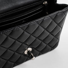 Chanel Square Mini Lambskin Black Bag