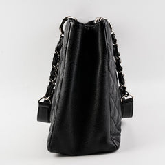 Chanel Caviar Granded Shopping Tote Black