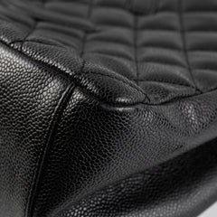 Chanel Caviar Granded Shopping Tote Black