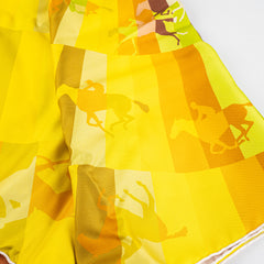 Hermes Square 90cm Yellow/Orange Scarf