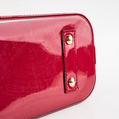 Louis Vuitton Alma BB Vernis Dark Pink Crossbody Bag