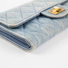 Chanel Reissue Denim Long Wallet