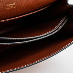 Hermes Roulis 23 Evercolour Brick Crossbody Bag X Stamp