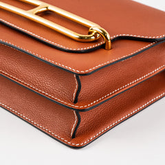 Hermes Roulis 23 Evercolour Brick Crossbody Bag X Stamp