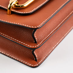 Hermes Roulis 23 Evercolour Brick Crossbody Bag X Stamp