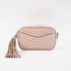 Saint Laurent Mini Lou Camera Pink Crossbody Bag