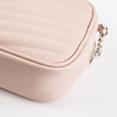 Saint Laurent Mini Lou Camera Pink Crossbody Bag