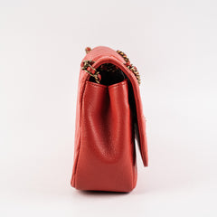 Chanel Seasonal Flap Red Crossbody Bag