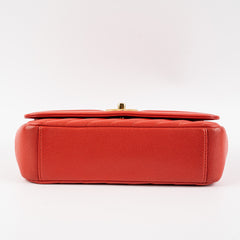 Chanel Seasonal Flap Red Crossbody Bag