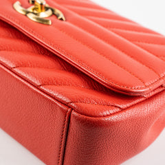 Chanel Seasonal Flap Red Crossbody Bag