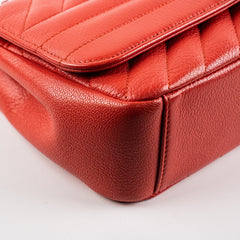 Chanel Seasonal Flap Red Crossbody Bag