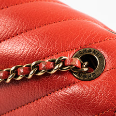Chanel Seasonal Flap Red Crossbody Bag