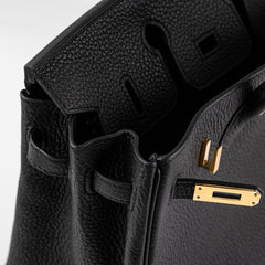 Hermes Birkin 25 Noir U stamp