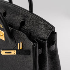 Hermes Birkin 25 Noir U stamp