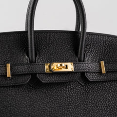 Hermes Birkin 25 Noir U stamp