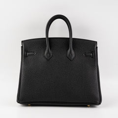 Hermes Birkin 25 Noir U stamp