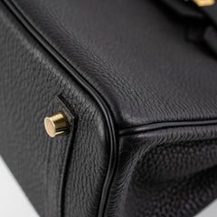 Hermes Birkin 25 Noir U stamp
