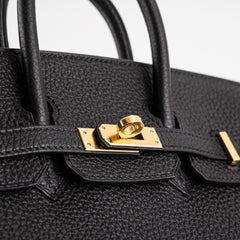 Hermes Birkin 25 Noir U stamp