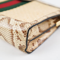 Gucci Ophidia Raffia Snakeskin Bag