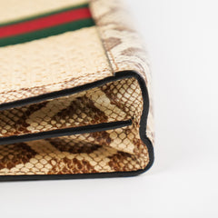 Gucci Ophidia Raffia Snakeskin Bag
