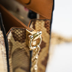 Gucci Ophidia Raffia Snakeskin Bag