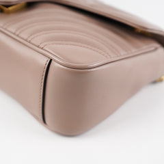 Gucci GG Marmont Matelasse Dust Pink Shoulder Bag