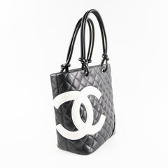 Chanel Rue Cambon Tote Black Lambskin