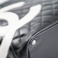 Chanel Rue Cambon Tote Black Lambskin