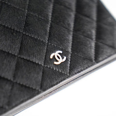 Chanel Woc Wallet On Chain Mohair Leather Black