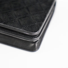 Chanel Woc Wallet On Chain Mohair Leather Black