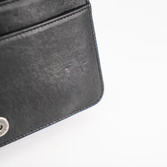 Chanel Woc Wallet On Chain Mohair Leather Black