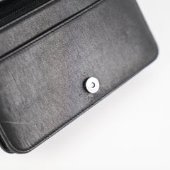 Chanel Woc Wallet On Chain Mohair Leather Black