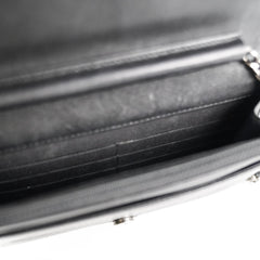 Chanel Woc Wallet On Chain Mohair Leather Black