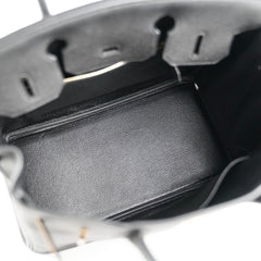 Hermes Birkin 30 Togo Black Noir D Stamp