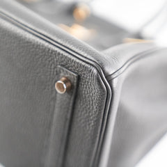 Hermes Birkin 30 Togo Black Noir D Stamp