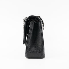 Chanel Medium/Large Double Classic Flap Caviar Black