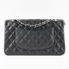 Chanel Medium/Large Double Classic Flap Caviar Black