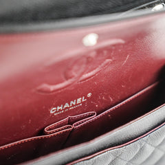 Chanel Medium/Large Double Classic Flap Caviar Black