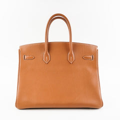 Hermes Birkin 35 Gold Stamp K Square (2007)