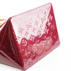 Louis Vuitton Burgundy Patent PM Tote Bag
