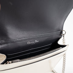 Dior Diorama Patent Wallet On Chain Woc Ivory