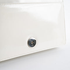 Dior Diorama Patent Wallet On Chain Woc Ivory