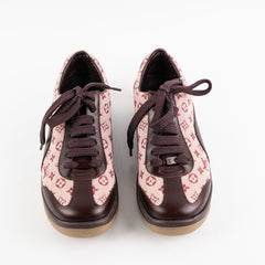 Louis Vuitton Monogram Mini Lin Sneakers Size 35.5