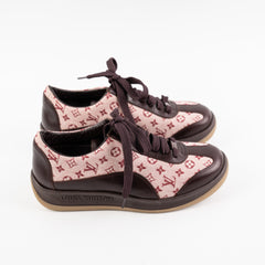 Louis Vuitton Monogram Mini Lin Sneakers Size 35.5